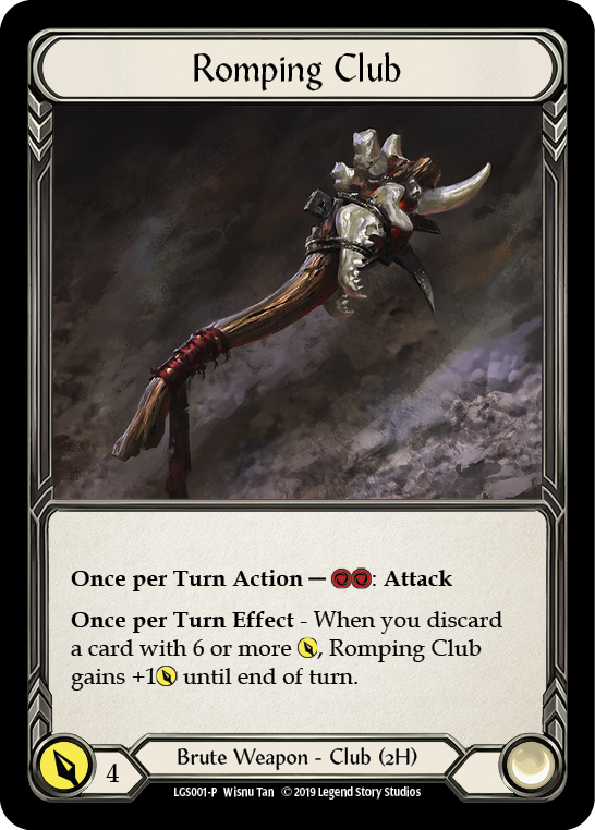 Romping Club [LGS001] (Promo)  Cold Foil | Silver Goblin