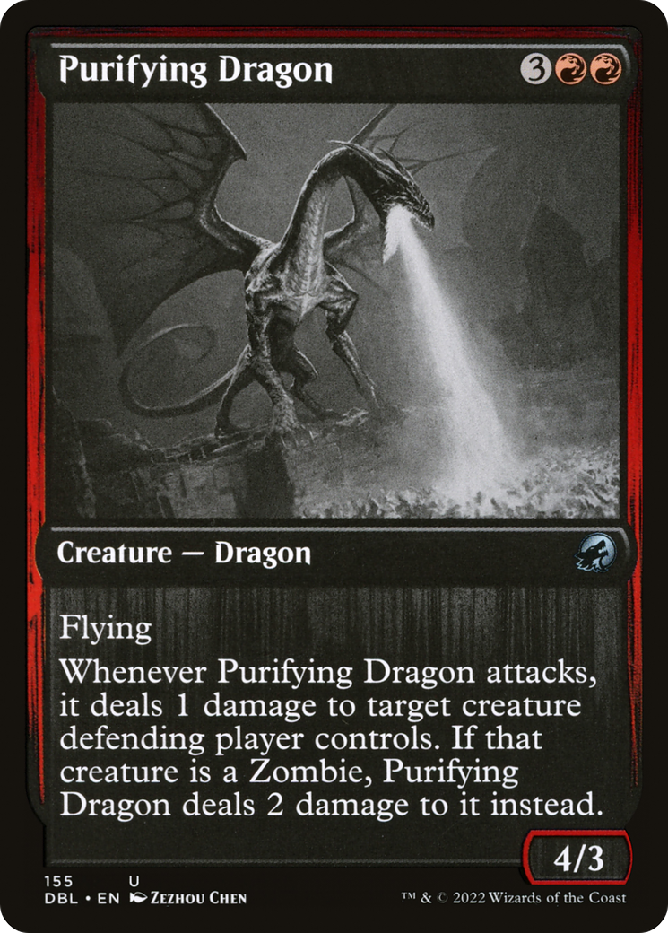 Purifying Dragon (155) - Innistrad: Double Feature