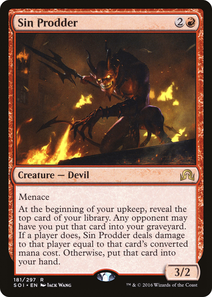 Sin Prodder (181) - Shadows over Innistrad
