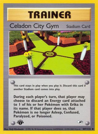 Celadon City Gym (107) (1st Edition) - Gym Heroes