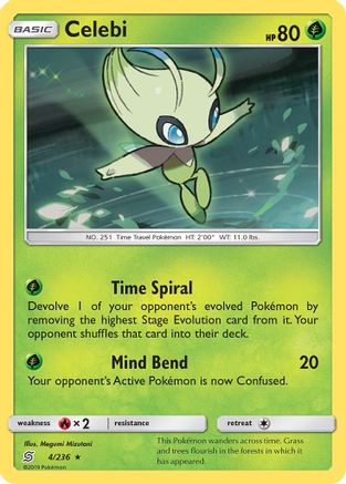 Celebi (4) Holofoil - Unified Minds