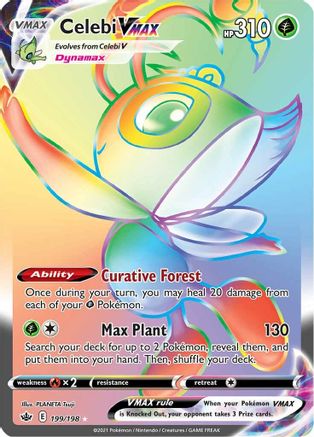 Celebi VMAX (199) Holofoil - Chilling Reign