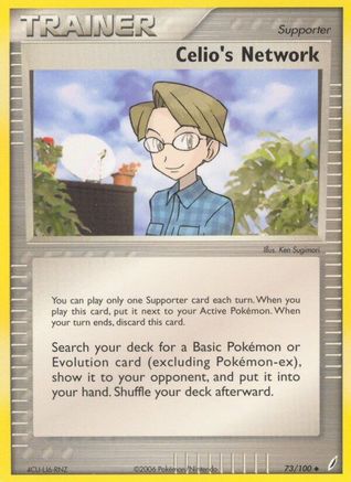 Celio's Network (73) Reverse Holofoil - Crystal Guardians