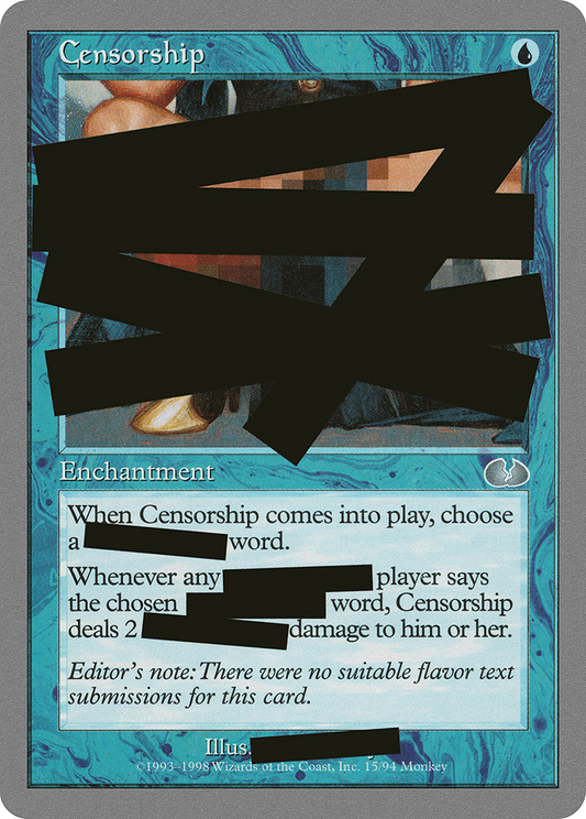 Censorship (015) - Unglued