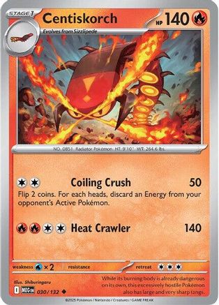 Centiskorch (30) - Mega Evolution