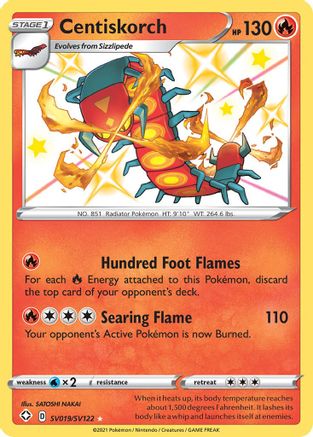 Centiskorch (SV019) (Shiny Vault) Holofoil - Shining Fates