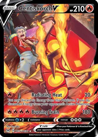 Centiskorch V (Alternate Full Art) (TG14) Holofoil - Lost Origin