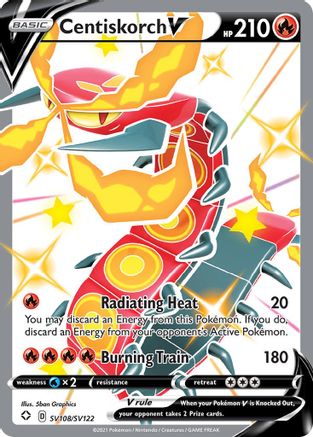 Centiskorch V (SV108) (Shiny Vault) Holofoil - Shining Fates