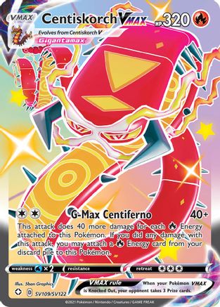 Centiskorch VMAX (SV109) (Shiny Vault) Holofoil - Shining Fates