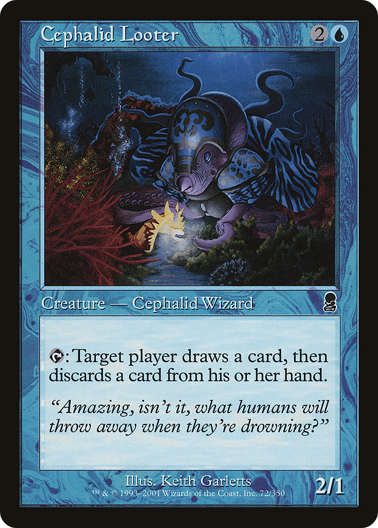Cephalid Looter (Card Type Misprint) (072) - Odyssey