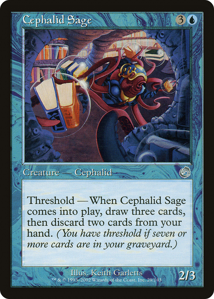 Cephalid Sage (029) Foil - Torment