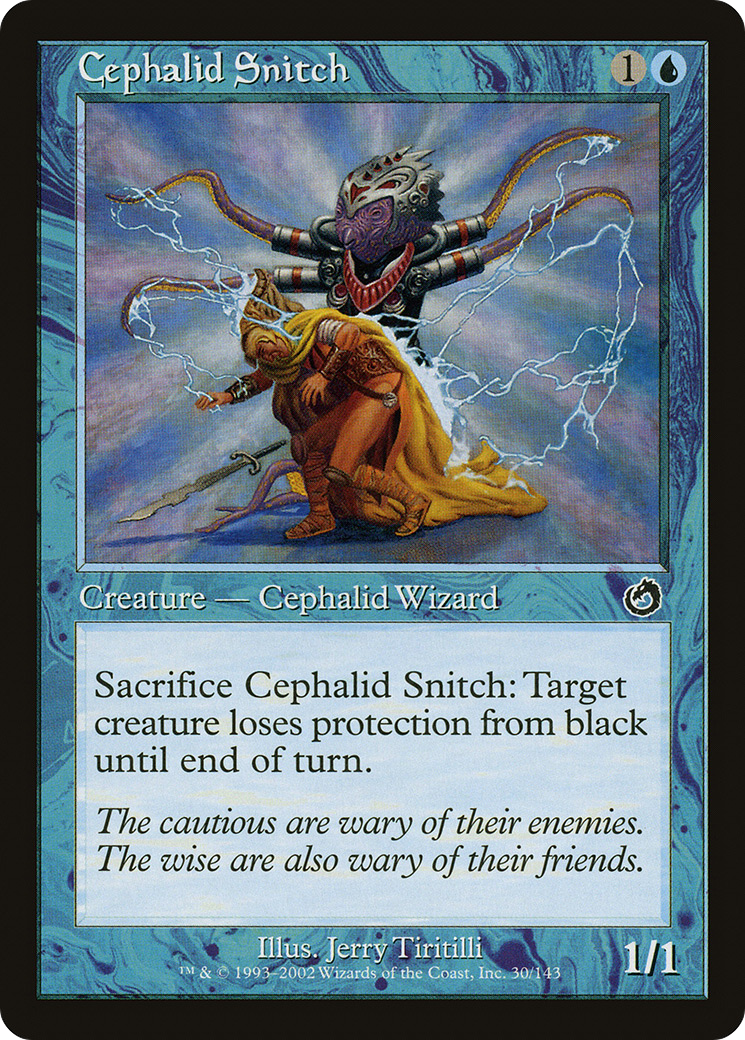 Cephalid Snitch (030) Foil - Torment