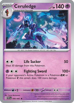 Ceruledge (40) Holofoil - Paldean Fates