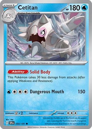 Cetitan (54) Reverse Holofoil - Surging Sparks