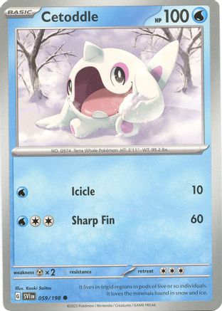 Cetoddle (59) Reverse Holofoil - Scarlet & Violet