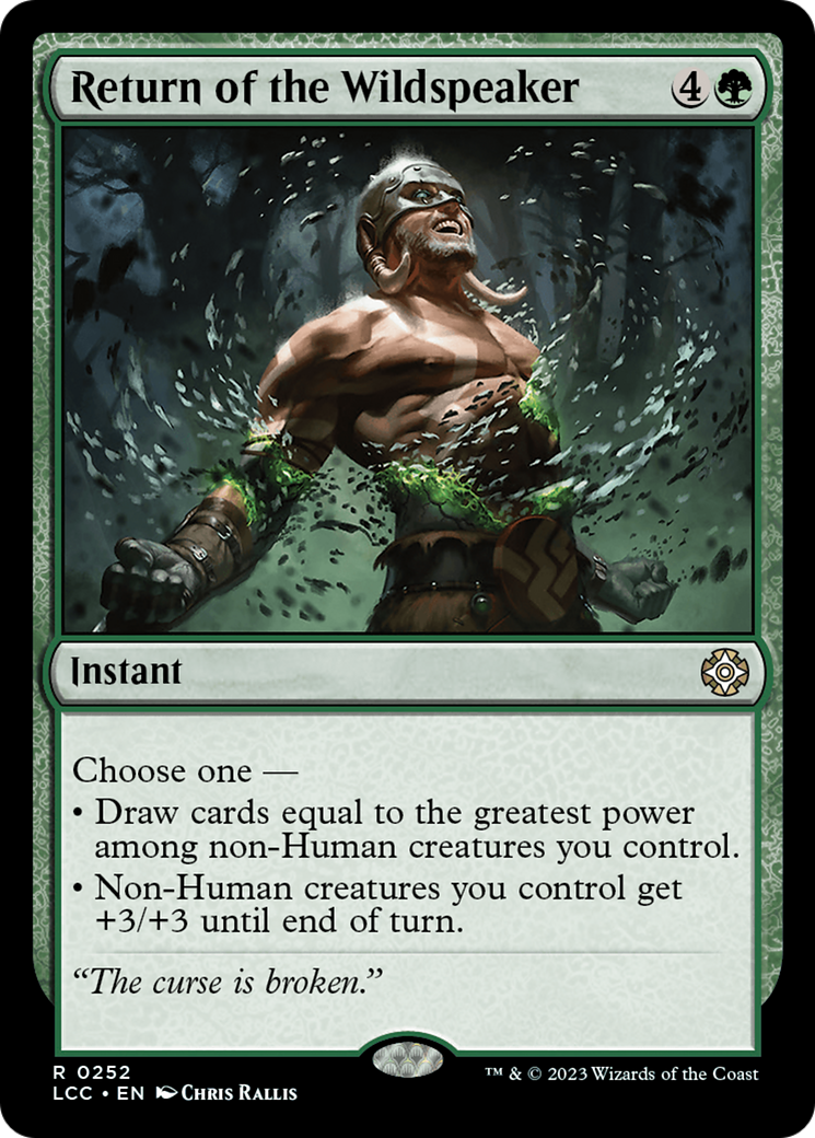 Return of the Wildspeaker (252) - The Lost Caverns of Ixalan Commander