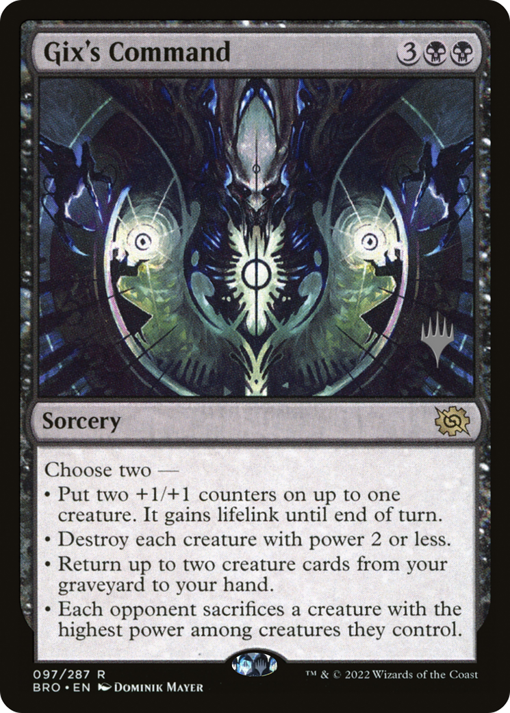 Gix's Command (97p) - The Brothers' War Promos