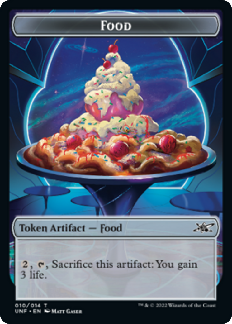 Teddy Bear // Food (010) Double-Sided Token [Unfinity Tokens] | Silver Goblin