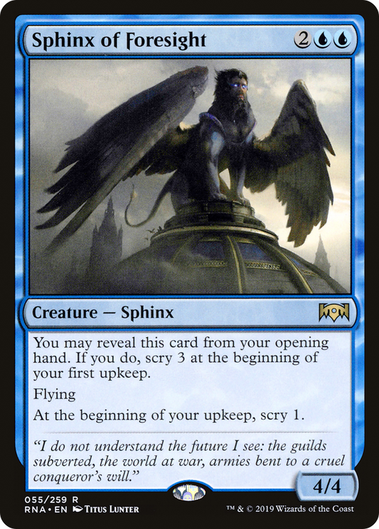 Sphinx of Foresight (055) - Ravnica Allegiance