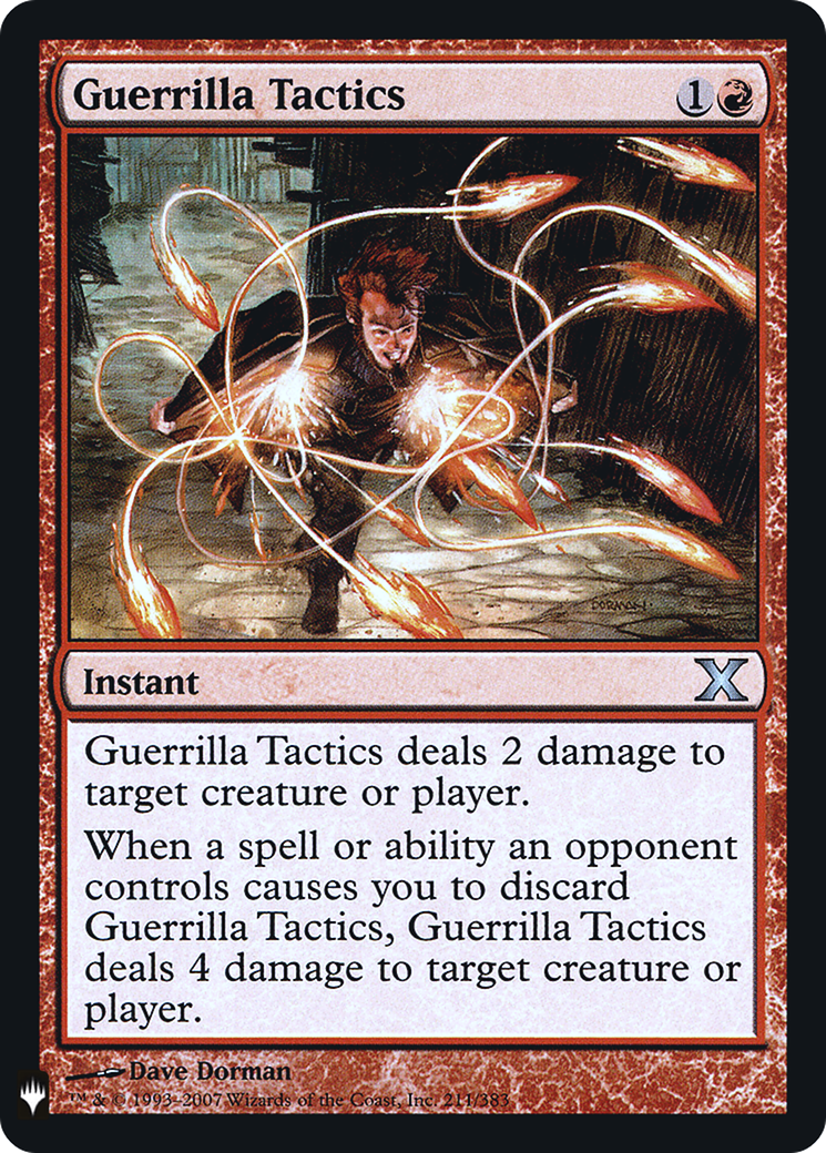 Guerrilla Tactics (10E-211) Foil - The List