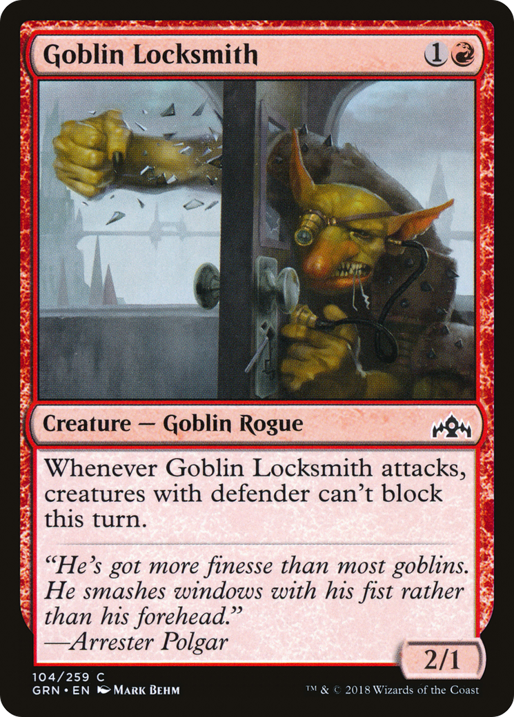 Goblin Locksmith (104) - Guilds of Ravnica