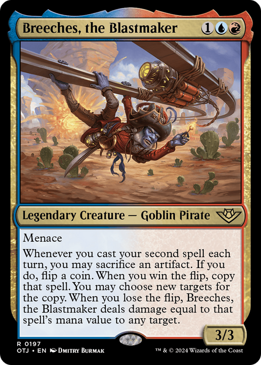 Breeches, the Blastmaker (197) Foil - Outlaws of Thunder Junction