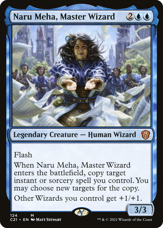 Naru Meha, Master Wizard (124) - Commander 2021