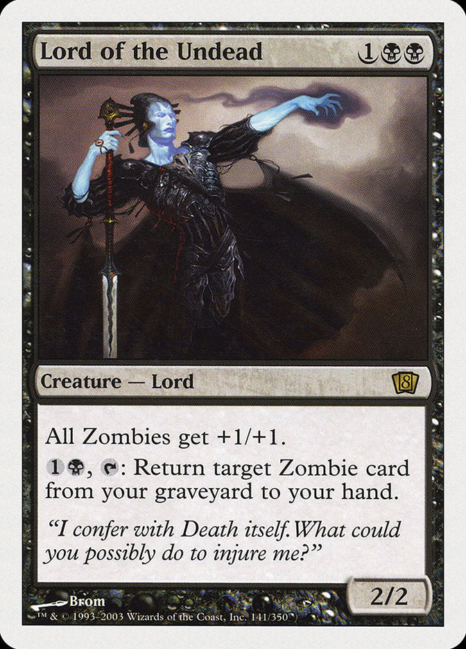 Lord of the Undead (8th Edition) [Oversize Cards] | Silver Goblin