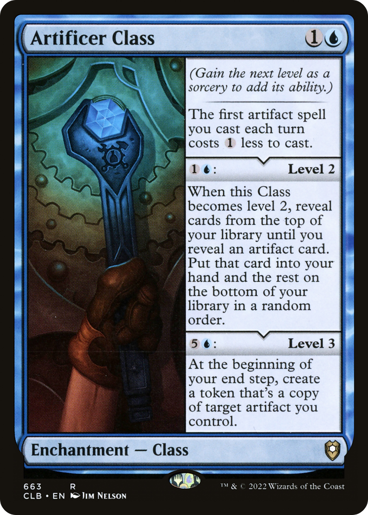 Artificer Class (663) - Commander Legends: Battle for Baldur's Gate