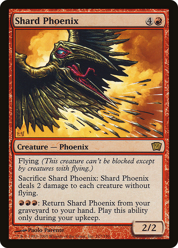 Shard Phoenix (217) Foil - Ninth Edition