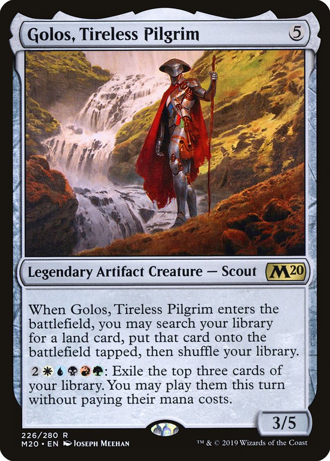 Golos, Tireless Pilgrim [Core Set 2020] | Silver Goblin