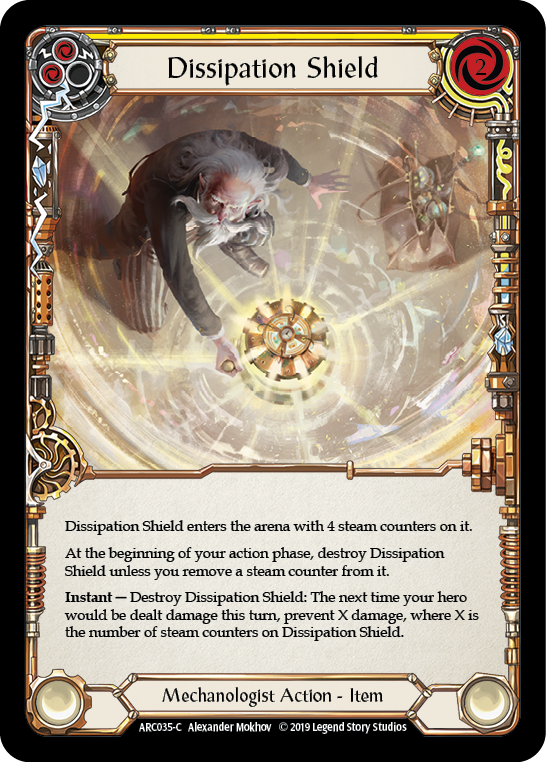 Dissipation Shield [ARC035-C] (Arcane Rising)  1st Edition Rainbow Foil | Silver Goblin