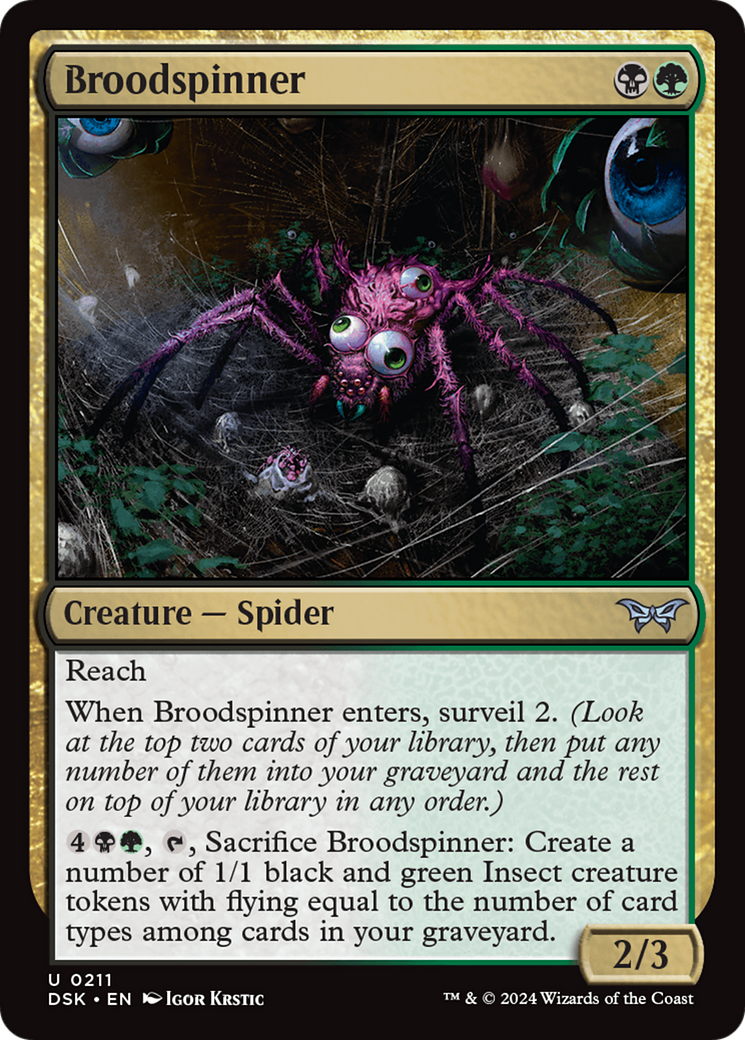 Broodspinner [Duskmourn: House of Horror] | Silver Goblin