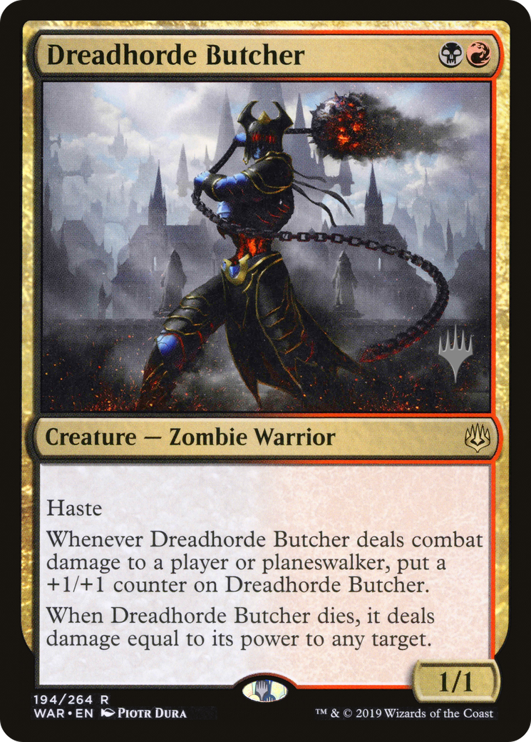 Dreadhorde Butcher (194p) - War of the Spark Promos