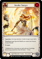 Invoke Suraya // Suraya, Archangel of Knowledge [DYN212] (Dynasty)  Cold Foil | Silver Goblin