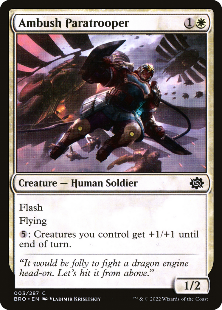 Ambush Paratrooper (003) Foil - The Brothers' War