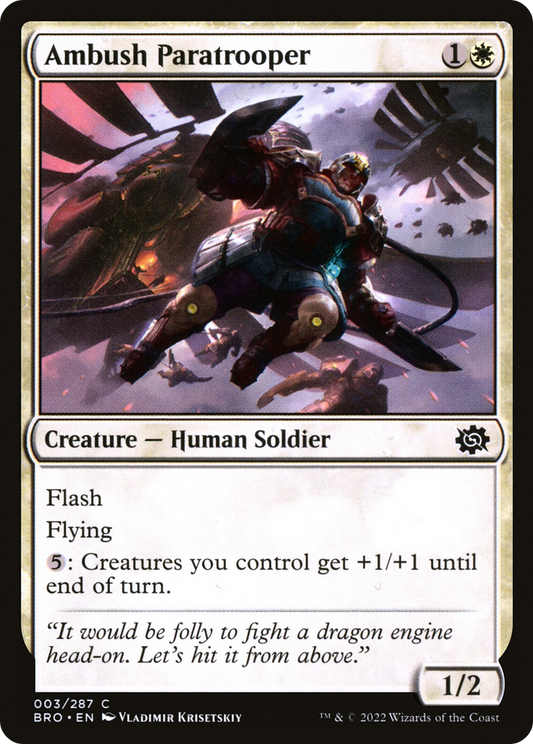 Ambush Paratrooper (003) Foil - The Brothers' War