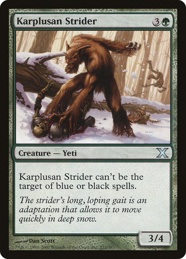 Karplusan Strider (272) Foil - Tenth Edition