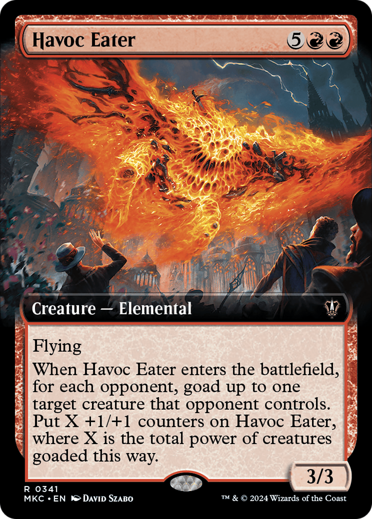 Havoc Eater (Extended Art) [Murders at Karlov Manor Commander] | Silver Goblin