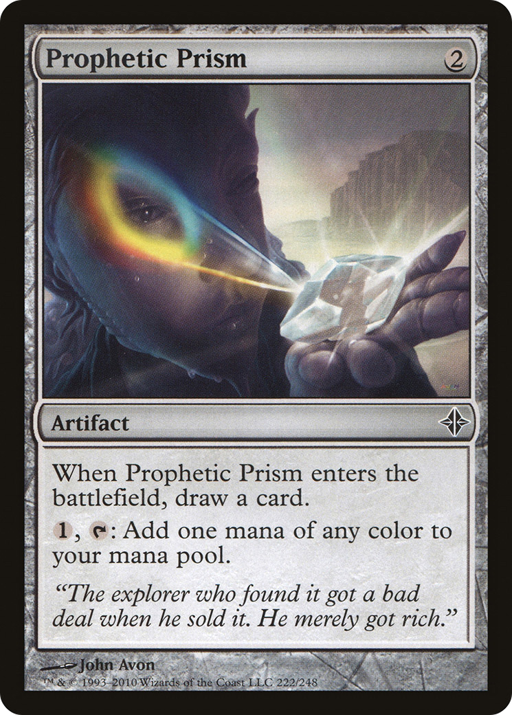 Prophetic Prism (222) - Rise of the Eldrazi Foil