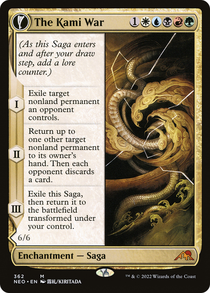 The Kami War (Showcase) (362) Foil - Kamigawa: Neon Dynasty