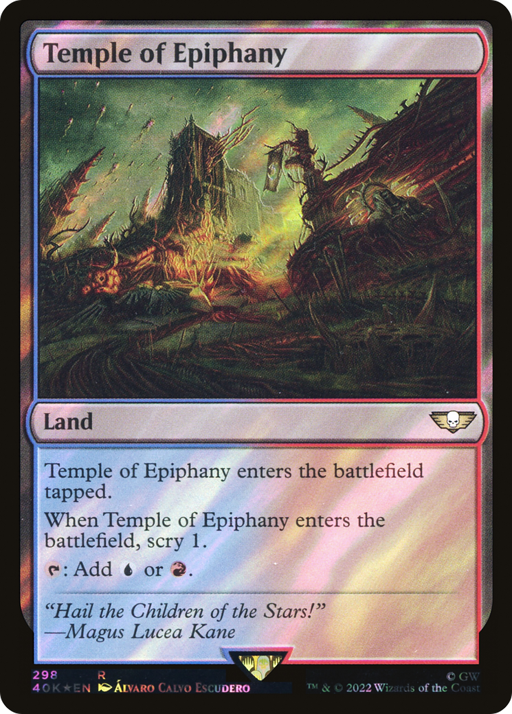 Temple of Epiphany (298) Surge Foil - Warhammer 40,000 Commander
