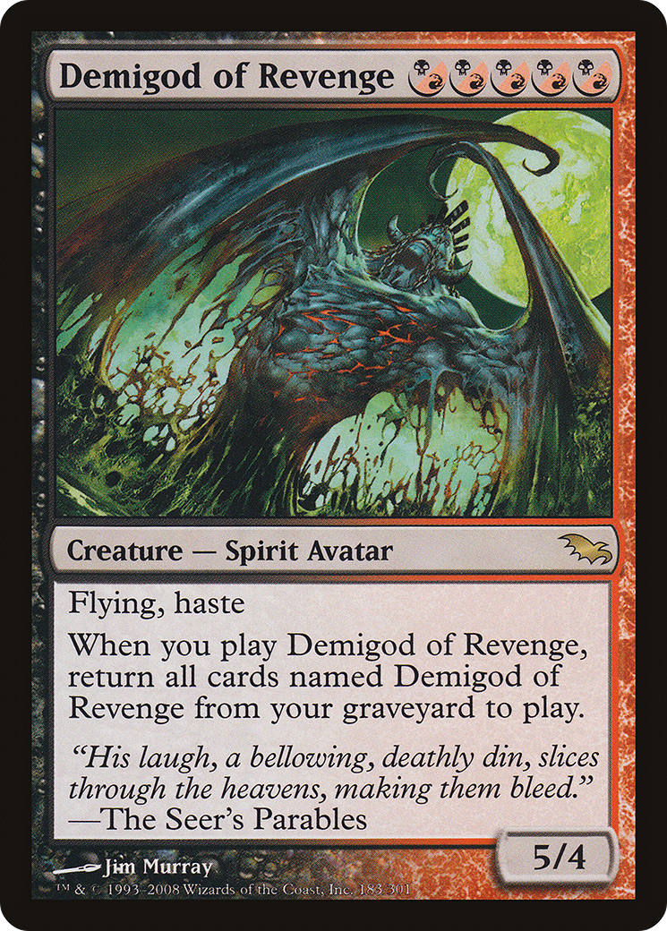 Demigod of Revenge (183) Foil - Shadowmoor