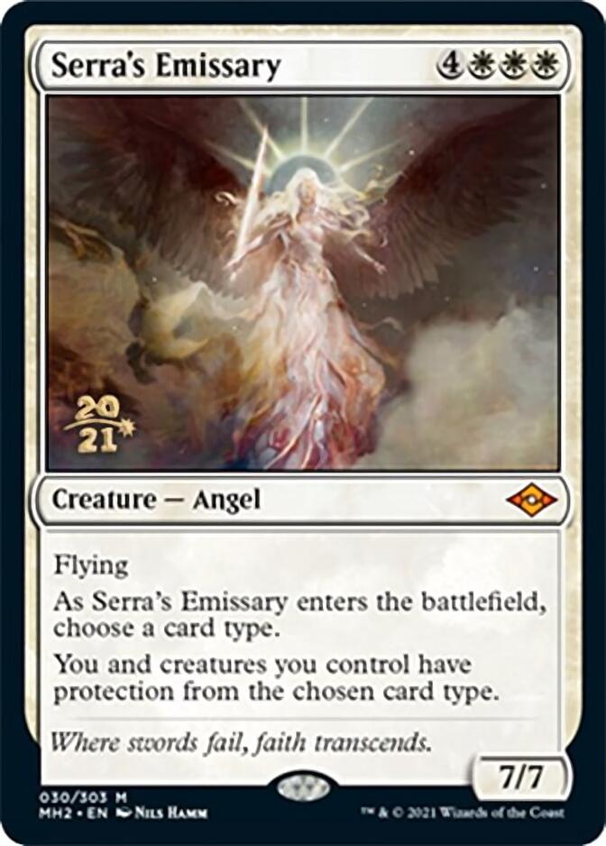 Serra's Emissary [Modern Horizons 2 Prerelease Promos] | Silver Goblin