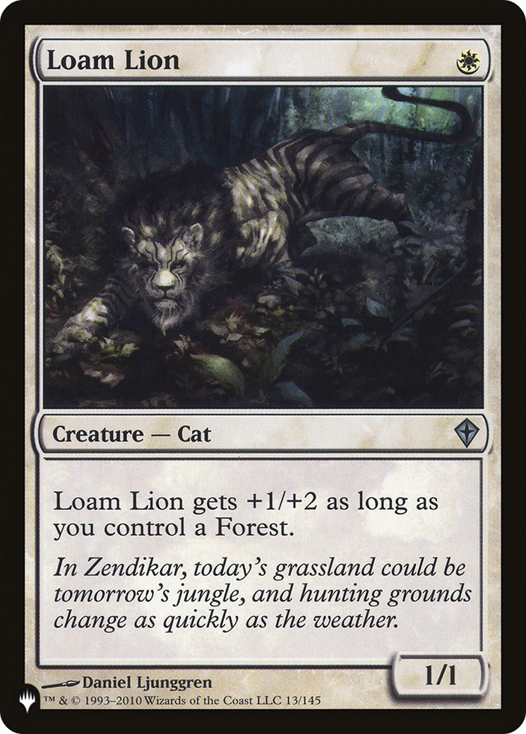 Loam Lion (WWK-13) - The List