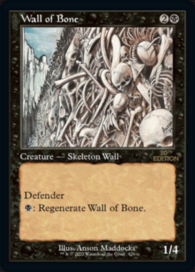 Wall of Bone (Retro) (426) - 30th Anniversary Edition