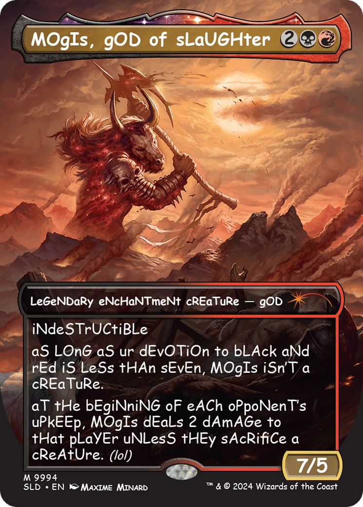 Mogis, God of Slaughter (9994) - Secret Lair Drop