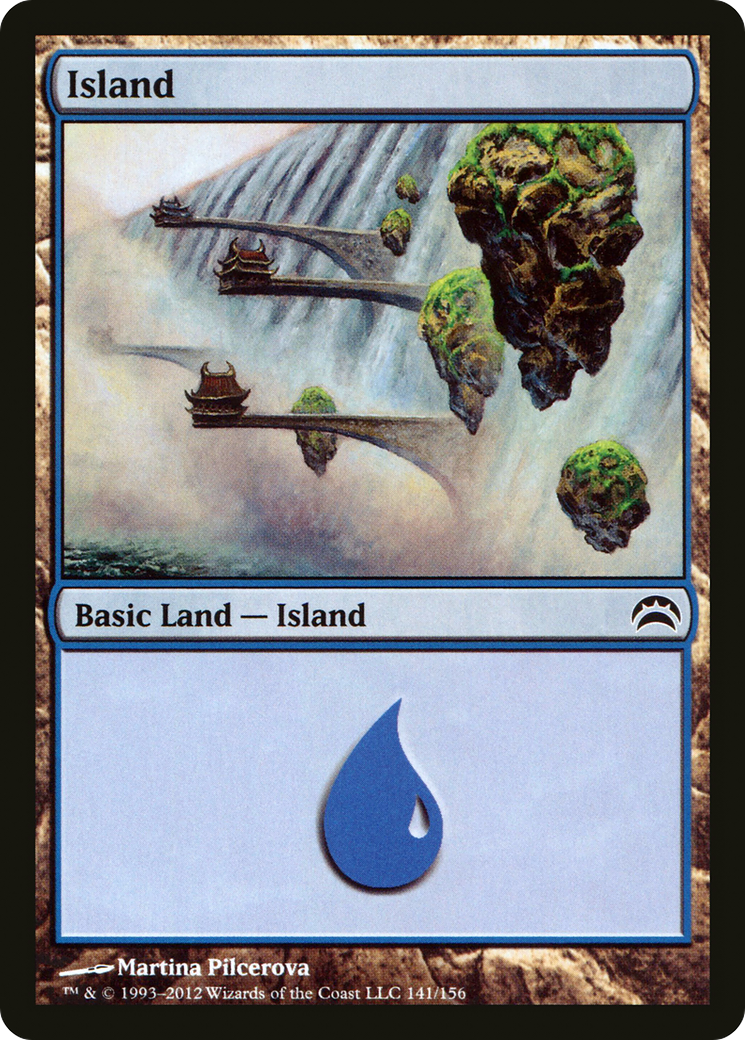 Island (141) Foil - Planechase 2012
