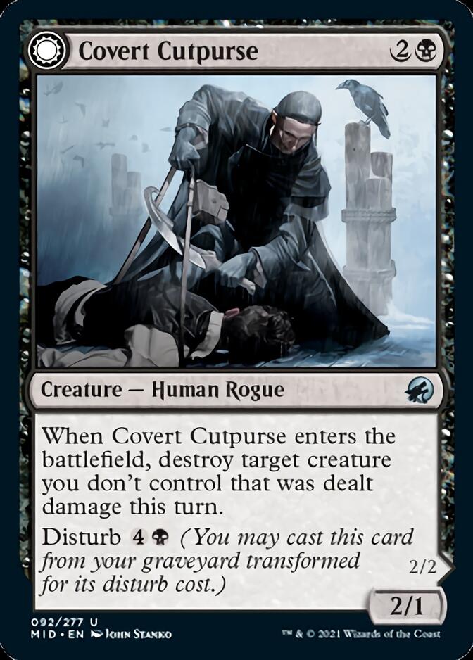 Covert Cutpurse // Covetous Geist (092) - Innistrad: Midnight Hunt