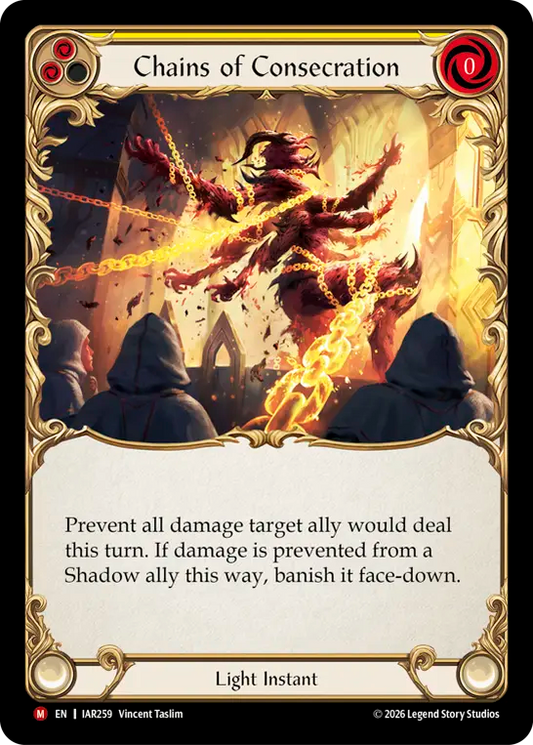 Chains of Consecration (IAR259) Rainbow Foil - Usurp the Shadow Throne